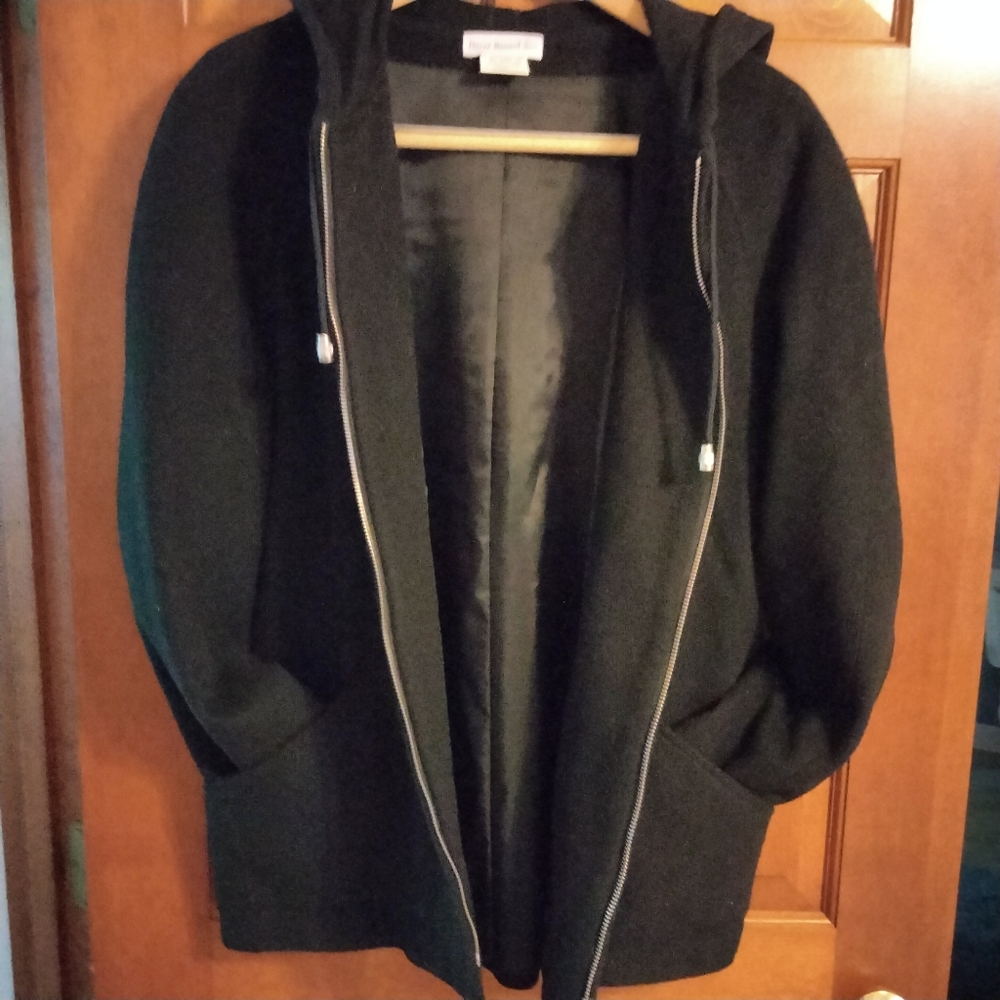 cashmere and wool black jacket